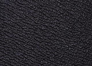 Black Embossed Leather