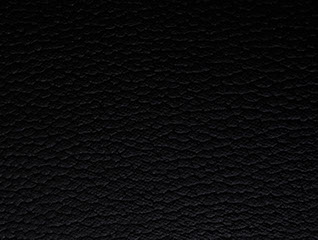 Black Embossed Leather
