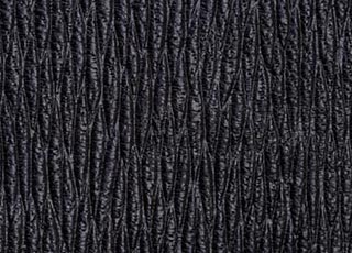 Black Embossed Leather